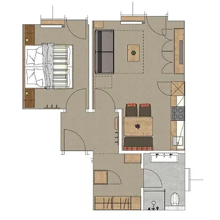 & Garni Alpenrose Appartement *